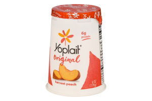 Yoplait Original Low Fat Yogurt Harvest Peach