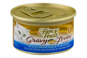 Fancy Feast Gravy Lovers Ocean Whitefish & Tuna Feast Gourmet Cat Food