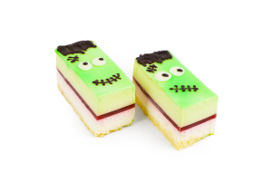 Тістечко фісташкове з малиновим желе ваг