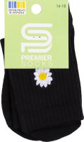 Шкарпетки Premier socks вис спорт вишив чор р16-18