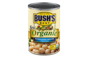 BUSH'S BEST Organic Garbanzo Beans Chick Peas