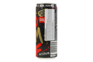 Напиток слабоалкогольный 0.25л 7.3% на основе рома ароматизир газированный Golden spiced rum&Cola Dead Man’s Fingers ж/б