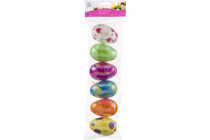 Smart Living Plastic Easter Eggs - 6 CT