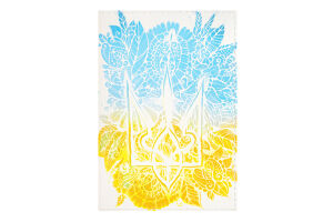 Обкладинка на паспорт - Квітковий герб