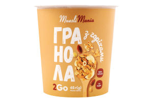 Гранола з горіхами 65г стакан Muesli Mania