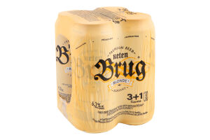 Пиво специальное 4х0.5л 6.7% светлое пастеризованное Blonde Elegant Keten Brug м/у