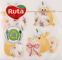 Серветки паперові Пасхальні етюди Мікс 33*33см 2шари 20шт Ruta