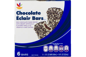 Ahold Chocolate Eclair Bars - 6 CT