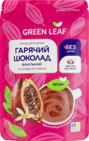 Смесь для напитка со сладкой стевией Горячий шоколад ванильный Green Leaf д/п 150г