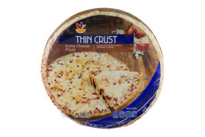 Ahold Extra Cheese Pizza Thin Crust