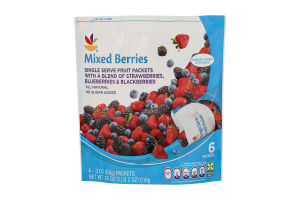 Ahold Mixed Berries Single Serve Fruit Packets - 6 CT