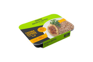 Котлета куриная с гречкой Portion к/у 300г