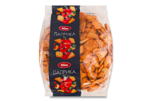 Крекер солоний з смаком Пряна паприка 250г Klim