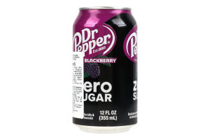 Напій Dr.Pepper Blackberry Zero газований з/б