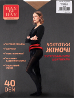 Колготи з утягувальними шортиками бежеві 40ден р.2 Day by Day