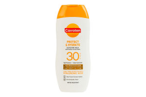 Молочко для тела солнцезащитное увлажняющее SPF 30 Carroten 200мл