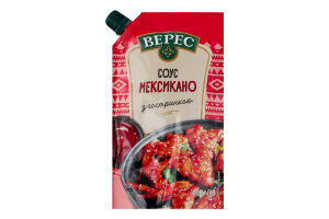 Соус с остринкой нестерилизованный Мексикано Верес д/п 200г