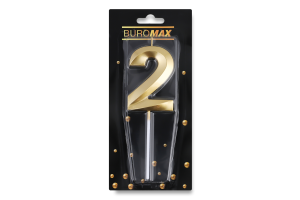 Свічка Buromax Цифра 2