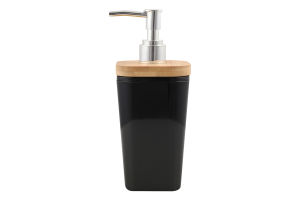 Дозатор для мыла пластиковый с бамбуковой вставкой №170456640 Koopman International B.V. 1шт
