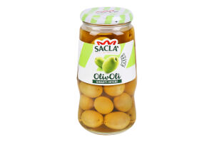 Оливки Sacla зелені цілі