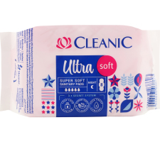 Прокладки гігієнічні Cleanic Soft Ultra нічні