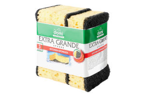 Губки кухонные большие Extra grande Domi 3шт