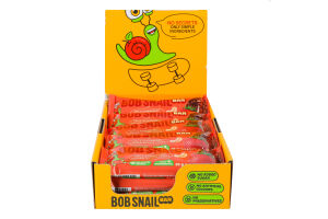 Батончик фруктово-ягодно-ореховый Яблоко-клубника-кешью-криспы киноа Bob Snail м/у 35г