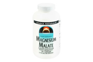 Добавка диетическая капсулы Малат магния Source Naturals 200шт