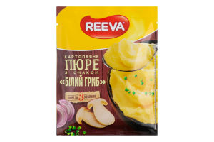 Пюре картофельное быстрого приготовления Белый гриб Reeva м/у 40г