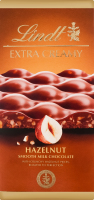 Шоколад молочный с фундуком Extra creamy Lindt к/у 80г