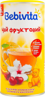 Чай для детей от 6мес быстрорастворимый фруктовый Bebivita тубус 200г