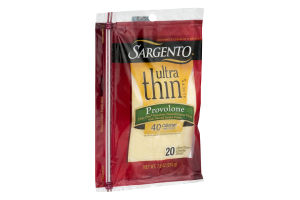 Sargento Ultra Thin Provolone Cheese Slices - 20 CT