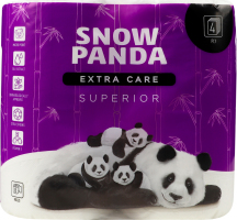 Бумага туалетная 4-х слойная Superior Extra Care Snow Panda 8шт