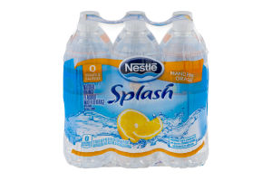Nestle Splash Flavored Water Beverage Mandarin Orange - 6 PK