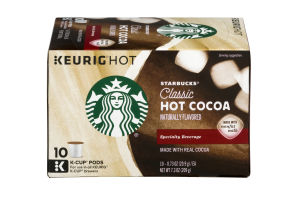 Starbucks Classic Hot Cocoa K-Cup Pods - 10 CT