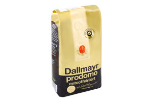 Кава смажена в зернах без кофеїну Promodo Dallmayr м/у 500г