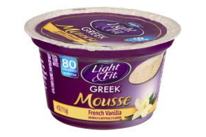 Dannon Light & Fit Greek Mousse Nonfat Yogurt French Vanilla