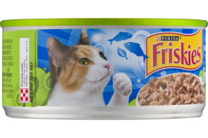 Purina Friskies Indoor in Sauce Cat Food Flaked Ocean Whitefish Dinner With Garden Greens