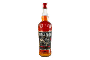 Спиртний напій з ромом BLACK ROGER Spiced Black 1л