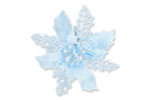 Прикраса новорічна Mislt Квітка різдвяник міні 3Д