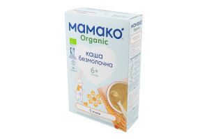 Каша безмолочна суха для дітей від 6міс швидкорозчинна 5 злаків Organic Мамако к/у 200г