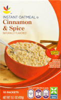 Ahold Cinnamon & Spice Instant Oatmeal - 10 CT