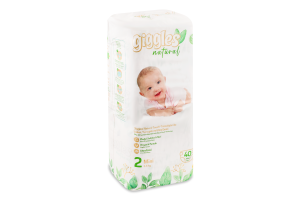 Підгузки Нейча міні 2 3-6кг 40шт Гіглс