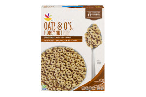 Ahold Sweetened Toasted Oat Cereal Oats & O's Honey Nut