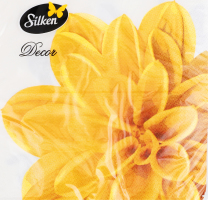 Серветки паперові Цвітіння №1 33*33см 3шари 18шт Сілкен