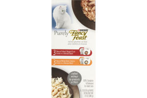 Purina Purely Fancy Feast Natural Gourmet Cat Food - 6 CT