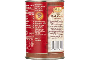 Roland Pitted Black Cherries in Apple Juice