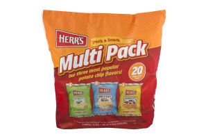 Herr's Multi Pack Potato Chips - 20 PK