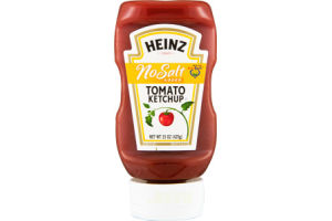 Heinz No Salt Added Tomato Ketchup