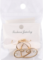 Сережки-гвіздки жовтий метал в асортименті LF25051534